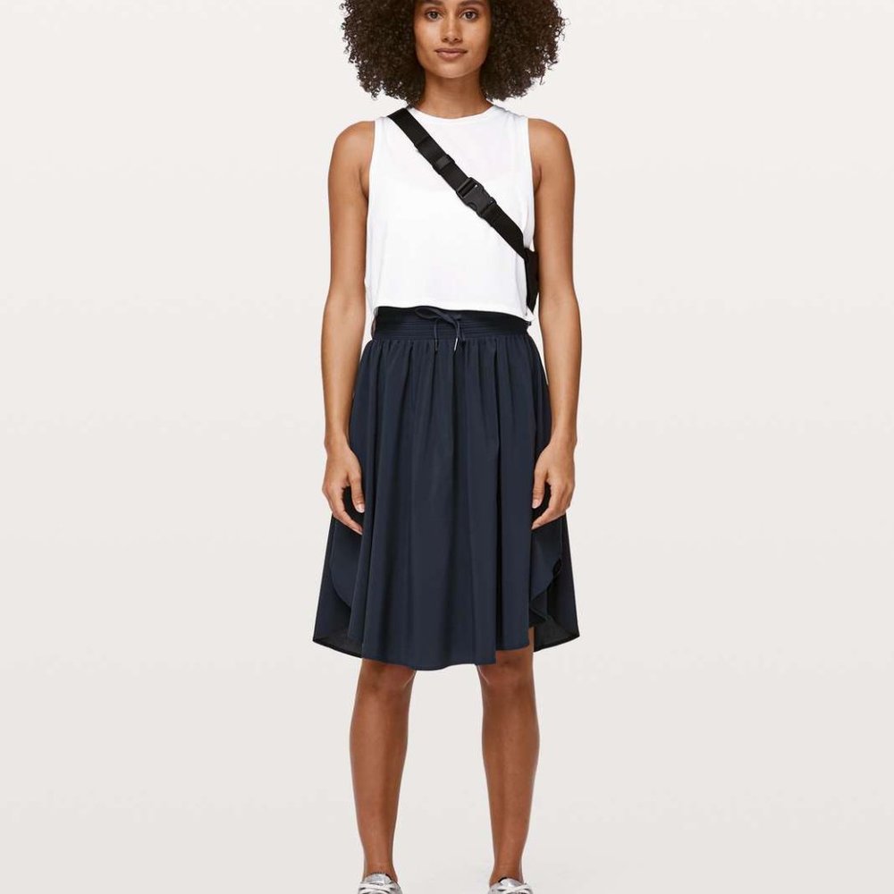 Lululemon The Everyday Skirt in true navy